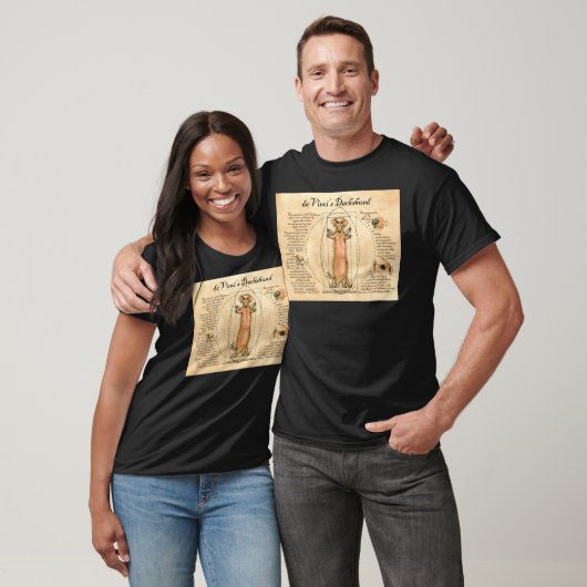da Vinci's Dachshund T-shirt (Unisex)