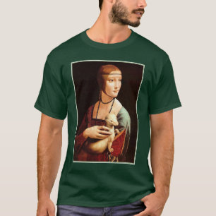 Da Vinci's dame met de Ermine T-shirt