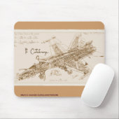 Da Vinci's F/A-18 Hornet Mousepad Muismat (Met muis)