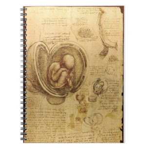 Da Vinci's Foetus Anatomie Notitieboek