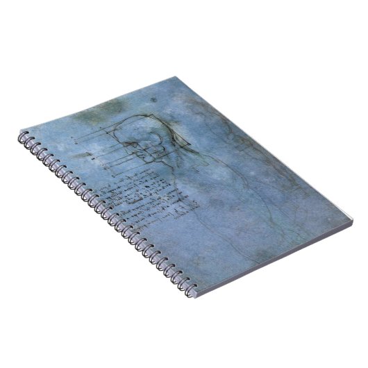 Da Vinci's menselijke anatomie notebook Notitieboek (Rechterzijde)