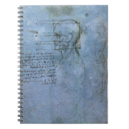 Da Vinci's menselijke anatomie notebook Notitieboek