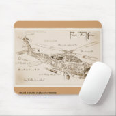 Da Vinci's MH-60 Seahawk Mousepad Muismat (Met muis)