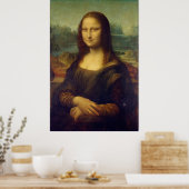 Da Vinci's Mona Lisa Poster (Keuken)