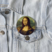 Da Vinci's Mona Lisa Ronde Button 7,6 Cm (In situ)