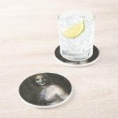 Da Vinci's Mona Lisa Zandsteen Onderzetter (Zijkant)