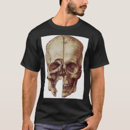 Da Vinci's schedel Honkbal ¾ Sleeve T-shirt