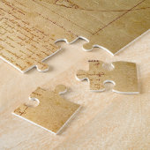 Da Vinci's Vitruviaanse Man Legpuzzel (Zijkant)