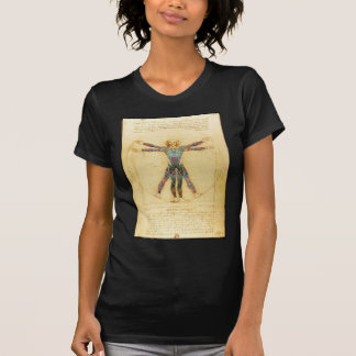 Da Vinci's Vitruviaanse man met tattoos T-shirt