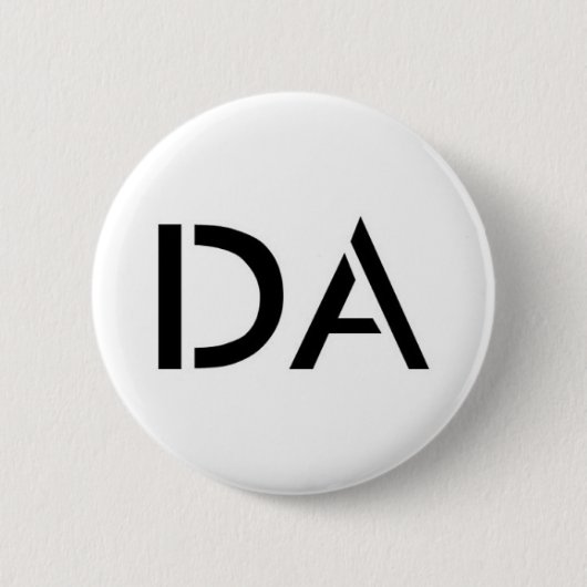 DA White Button (Voorkant)