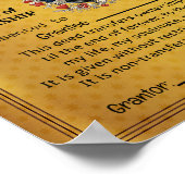 Daad aan mijn hart Print, Waarde Poster Papier (Ma (Hoek)