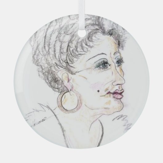 Daadloos Glas Ornament (Voorkant)