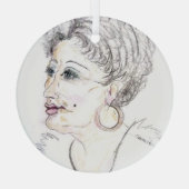 Daadloos Glas Ornament (Achterkant)