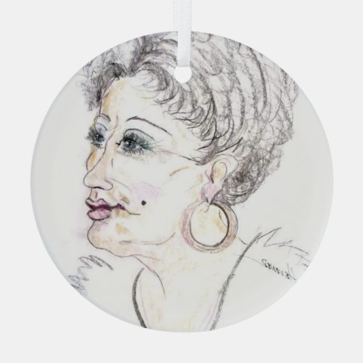 Daadloos Glas Ornament (Achterkant)