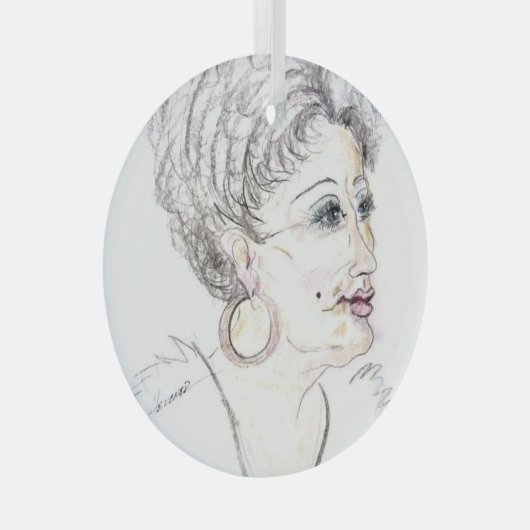 Daadloos Glas Ornament (Voorkant Rechts)