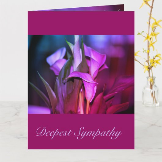 Daadste sympathie kaart (Gele Bloem)