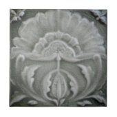 Daadwerkelijke witte afbeelding bloem, bijtend, tegeltje (Voorkant)