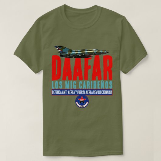 DAAFAR Caribbean Migs T-shirt (Design voorkant)
