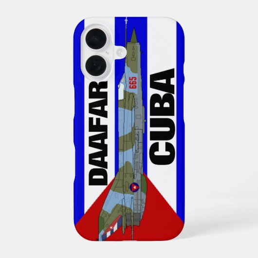 DAAFAR CUBA iPhone 16 HOESJE (Achterkant)