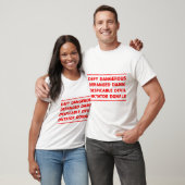 Daag dictator Donald uit T-shirt (Unisex)