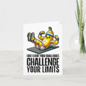 Daag je grenzen bodybuilder buikspier kaart (Voorkant)