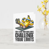 Daag je grenzen bodybuilder buikspier kaart (Gele Bloem)