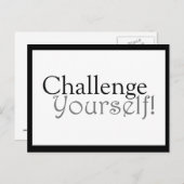 Daag jezelf uit! - MOTIVATIE BRIEFKAART (Voorkant / Achterkant)