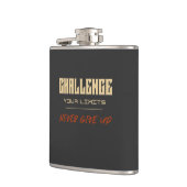 Daag uw limieten uit Geef nooit offerte op Heupfles (Links)