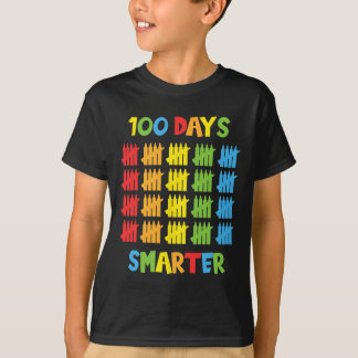 Daagse Slimmere Leraren Kinder Kind 100ste Dag van T-shirt