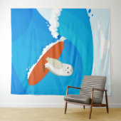 Daagt de vermoeidheid uit wandkleed (In Situ (horizontaal))