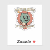 daar blijft het nog erger sticker (Vel)