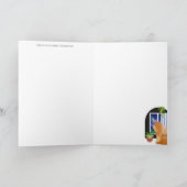 DAAR BUITEN ERGENS Chow kunstkaarten Kaart (Binnen)