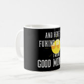 Daar gaan we weer, ik bedoel goedemorgen koffiemok (Voorkant links)