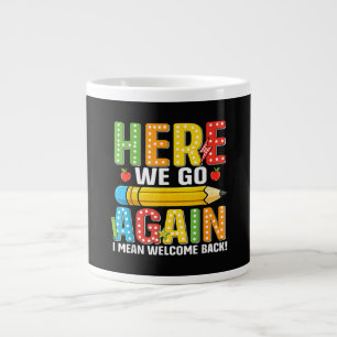 Daar gaan we weer, ik bedoel welkom terug grote koffiekop