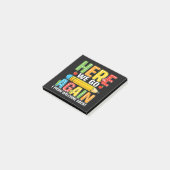 Daar gaan we weer, ik bedoel welkom terug post-it® notes (Schuin)