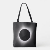 Daar gaat de Zon - Dubbelzijdige Eclipse Canvas ta Tote Bag (Achterkant)