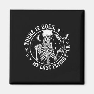 Daar gaat het mijn laatste vliegende Halloween ske Magneet