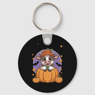 Daar gaat het mijn laatste vliegende Halloween ske Sleutelhanger