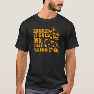 Daar gaat mijn laatste vliegende T-shirt vlinder.