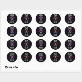 Daar Geweest Overlevende Die Dat Overdosis Bewustz Ronde Sticker (Vel)