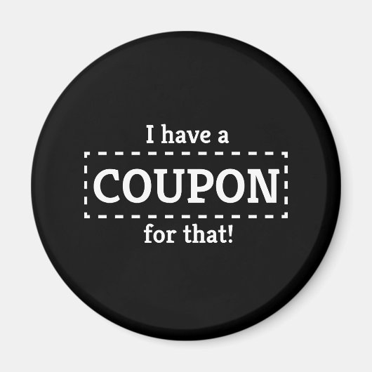 Daar heb ik een coupon voor! magneet (Voorkant)