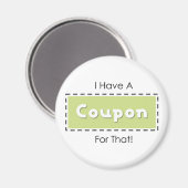 Daar heb ik een coupon voor! magneet (Voorkant / Achterkant)