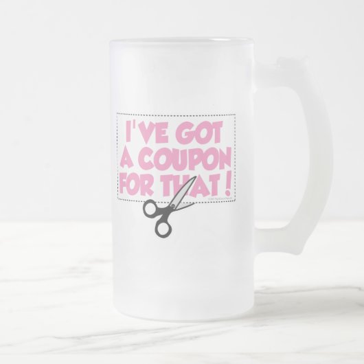 Daar heb ik een coupon voor. matglas bierpul (Rechts)