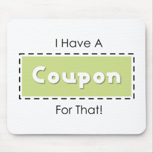 Daar heb ik een coupon voor! muismat