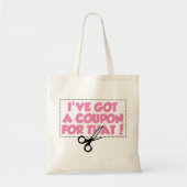 Daar heb ik een coupon voor. tote bag (Voorkant)