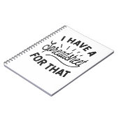 Daar heb ik een spreadsheet voor notitieboek (Linkerzijde)