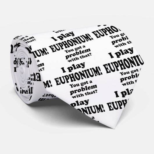 Daar heb je een probleem mee, Euphonium Stropdas (Opgerold)