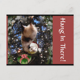 Daar het hangen in! Het Briefkaart van Kerstmis
