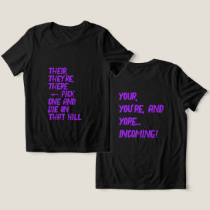 Daar, Hun / Jouw, Jij T-shirt