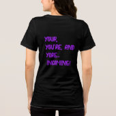 Daar, Hun / Jouw, Jij T-shirt (Achterkant)